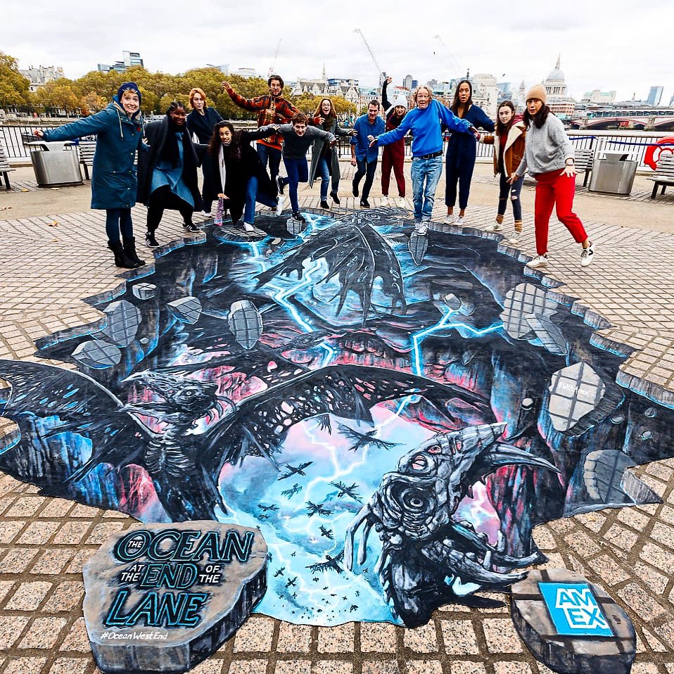 ‘There’s things that lurk out there…’ We’ve brought the world of #OceanWestEnd to the #SouthBank this weekend. Come down and see @3DJoeAndMax’s incredible art installation and post your photo hashtagging #OceanWestEnd.