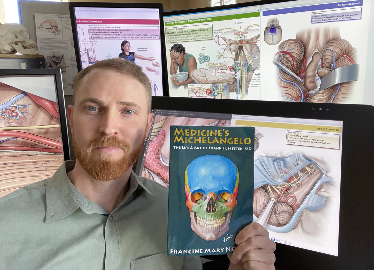 PeterMLawrence1's tweet image. Francine @fnettermd, daughter of Frank Netter, was kind enough to send me a signed copy of her book, Medicine's Michelangelo. Dr. Netter showed the world the power of using art to teach medicine, paving the way for future medical illustrators. Find it at: fnettermd.com