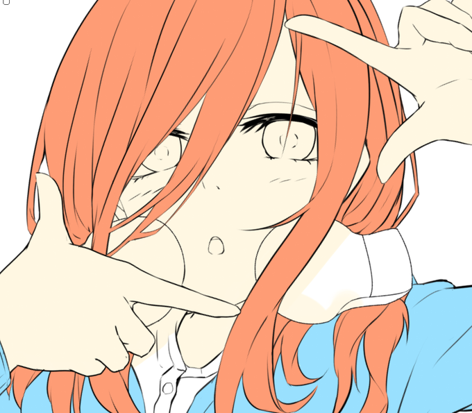 Kamis / かみす＠C108_1日目 南p16aさんがTwitterに投稿した中野三玖(五等分の花嫁)のイラスト。