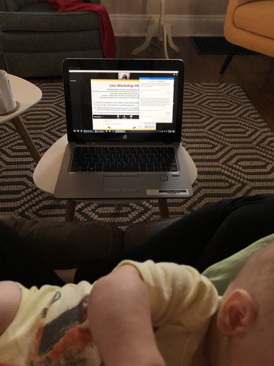 bridgetbSLP's tweet photo. Breastfeeding and conferencing. An ultimate #WomenInMedicine move. Really great conversations happening  regarding #PedsICU rehab issues! #slpeeps  #ICURehab @icurehab @PICU_Up https://t.co/6J1CLmYRrA