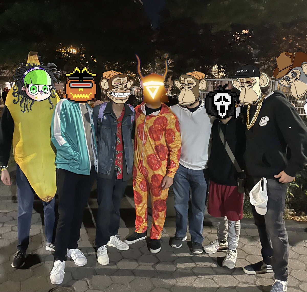 The <a href="/LastSliceCo/">Last Slice Studios</a> after partying on the  Yacht. Was so awesome finally hanging out with y’all outside the metaverse! 🤙🏽🔥