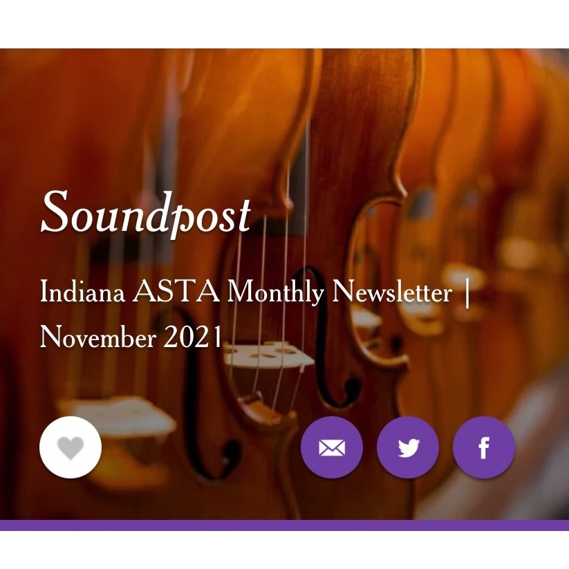 IndianaASTA's tweet image. November Soundpost is HERE 🎉🎉🎉 Check out the link below!!
#MusicEducation #Colleague #Music

smore.com/5mg36-soundpos…