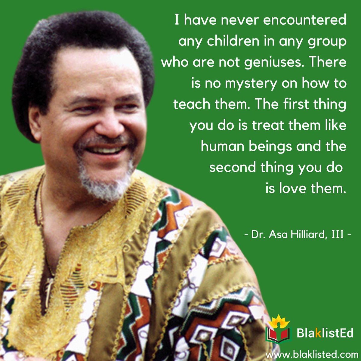 Get key ideas from bestselling books in 15-minute audio formats. 📚🎧 Download Free &amp; Subscribe, today at blaklisted.com

#AsaHilliardIII #blaklistedapp #psychology #education #africanorigins #africa #africancivilization #freeyourmind #eachoneteachone #teacher