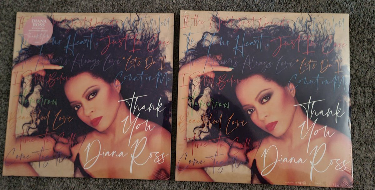 derekcburgess's tweet photo. Finally arrived today @DianaRoss #ThankYou #GatefoldSleeve #DoubleBlackVinyl & #DoubleMarbledEffectVinyl https://t.co/Hg5cZ4iK2e