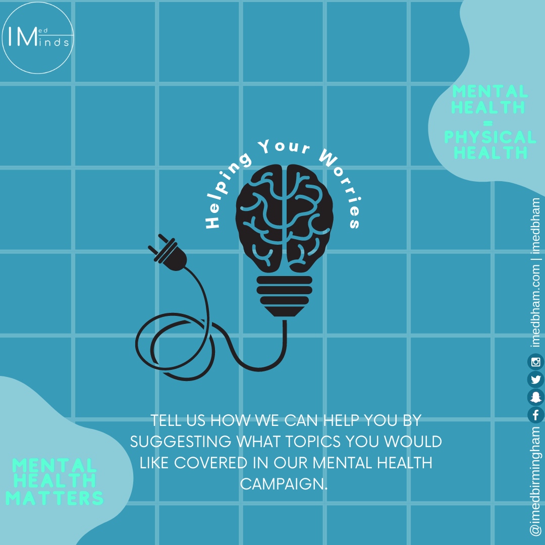 imedbham's tweet photo. IMed Minds are very excited to announce we’re arranging for external speakers to come and deliver talks / workshops around topics of interest, specifically things we’re struggling with at university. 

Please don’t hesitate to get in touch with any questions! https://t.co/MnNW0iTQpB
