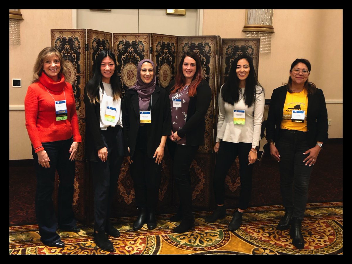 NYSSCAtweets's tweet photo. Thank you so much to some of our amazing #futureschoolcounselors for your help and presence at #nyssca21 #buildingastrongerfoundation https://t.co/gLkxYuPTda