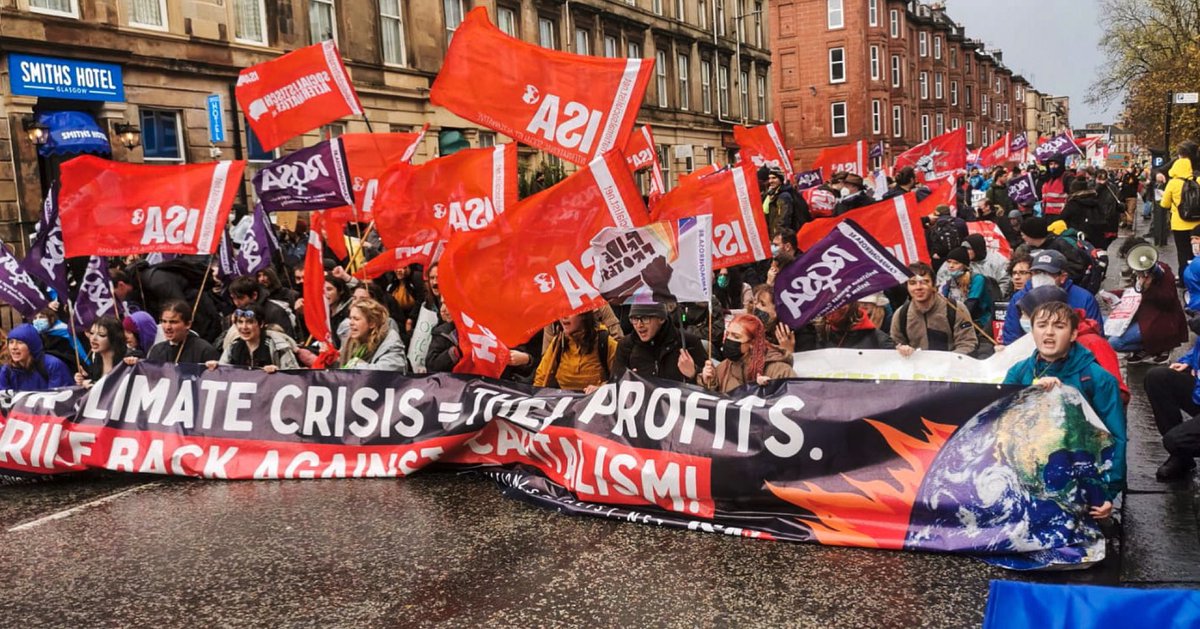 “The problem does not lie with the ordinary people but with those in power. It isn’t us who cause big pollution — it’s big business.” 

-Caroline, a member of the ISA’s Belgian section.

#cop26 
#cop26socialistalternative