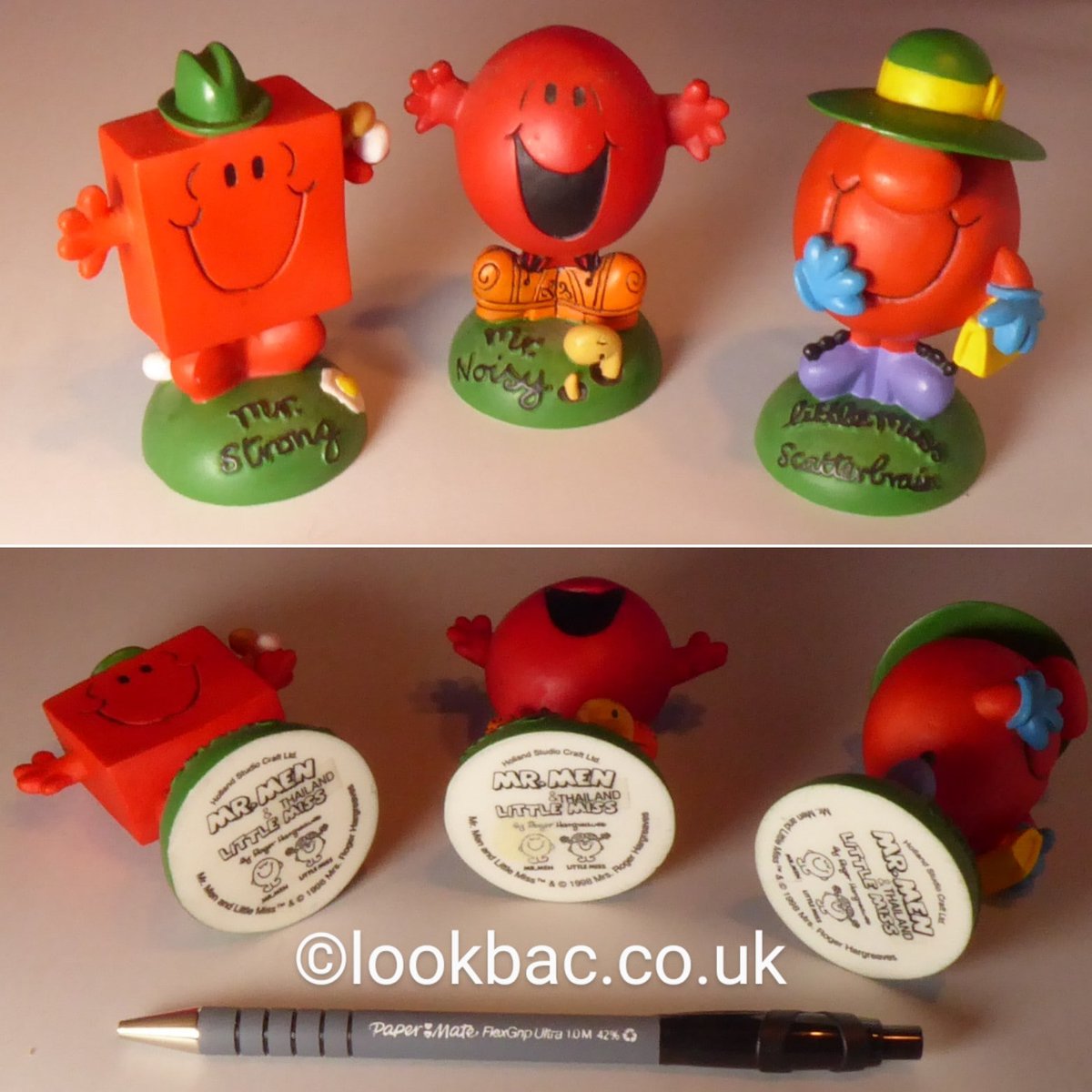 Over the last few days we have introduced you to some of our Mr men / Little miss Figurines collection, the Red Group as we call them. These will be put up for sale soon on eBay, if interested please see the eBay link on our Website address via our intro bio page. More to follow.
