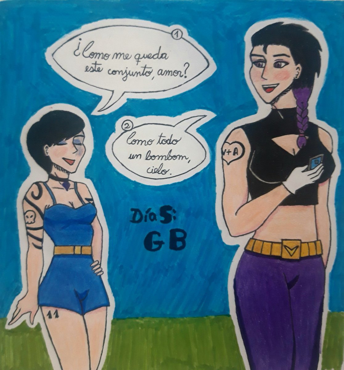 Zoey79349458's tweet photo. 👩❤️👩Día 5: GB👩❤️👩
.
.
.
🚫NO JUZGAR🚫
#traditionalart #dibujotradicional #vegexby #vegexbyweek #karmalandau https://t.co/7mqnox1aV2