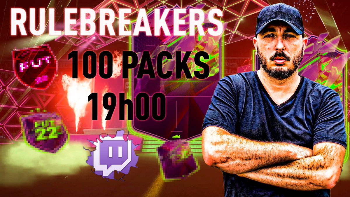 LmBreakSports's tweet photo. ON OUVRE 100 PACKS pour la TEAM 2 #Rulebreakers
RDV ce soir 19h00 sur ma Chaine #Twitch
Ici ➡️ https://t.co/H6xOuIneXx
#FIFA22 #FUT22 #RuleBreakers2 https://t.co/KP9bQNnTRV