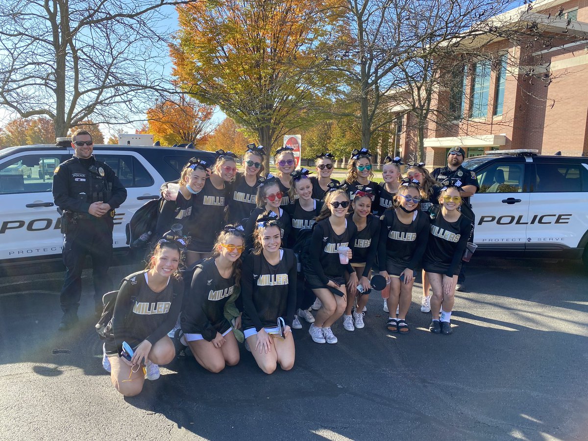 MillersCheer's tweet photo. Thank you, Miller Nation! We are feeling beyond blessed headed to STATE! #MillerStrong ✨ https://t.co/YPccRSNjz1