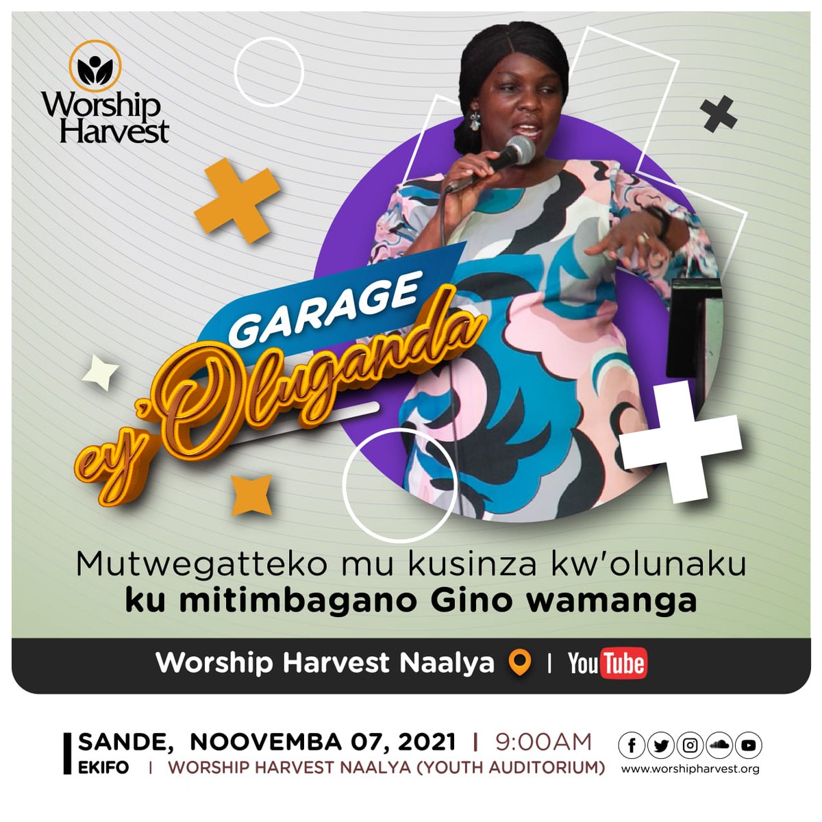 worship_harvest's tweet image. 🎤 *Service mu Luganda* 🎤

"Muyingire mu miryango gye n'okwebaza, Ne mu mpya ze n'okutendereza. Mumwebaze, mukuze erinnya lye."

Twegatteko ku Sande eno ku Saawa Saatu, mu kusinza kw'olunaku .

#ServiceMuLuganda
#WorshipHarvestMuLuganda
#WorshipHarvest