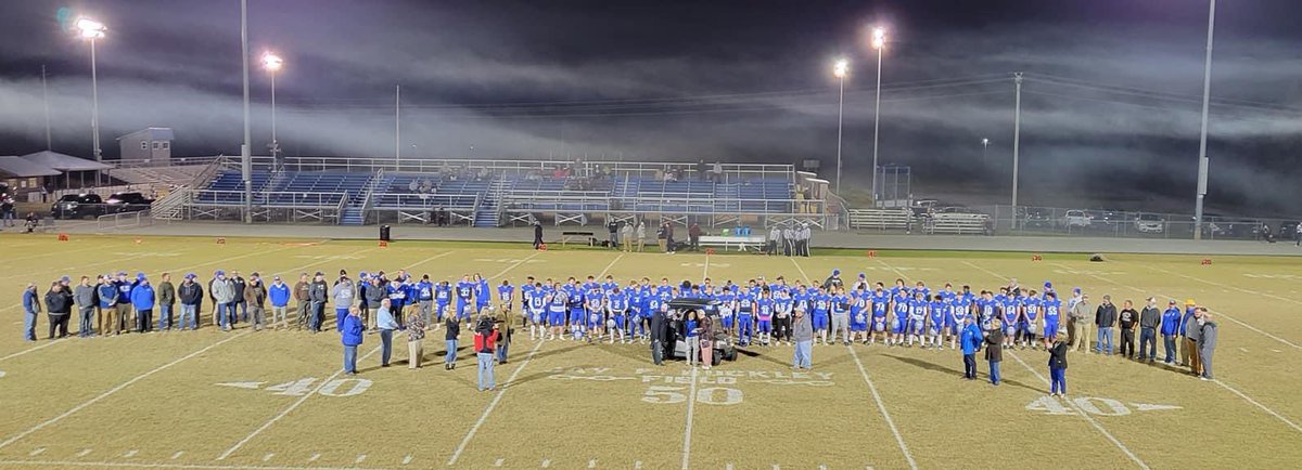 The inaugural game on Jay F. Buckley Field made for a special night in Graves County!  The Eagle football team won its first round of playoffs, 51-6; and, Clint McKee becomes the all-time rushing yards leader in Graves County history!   #GDTBAE