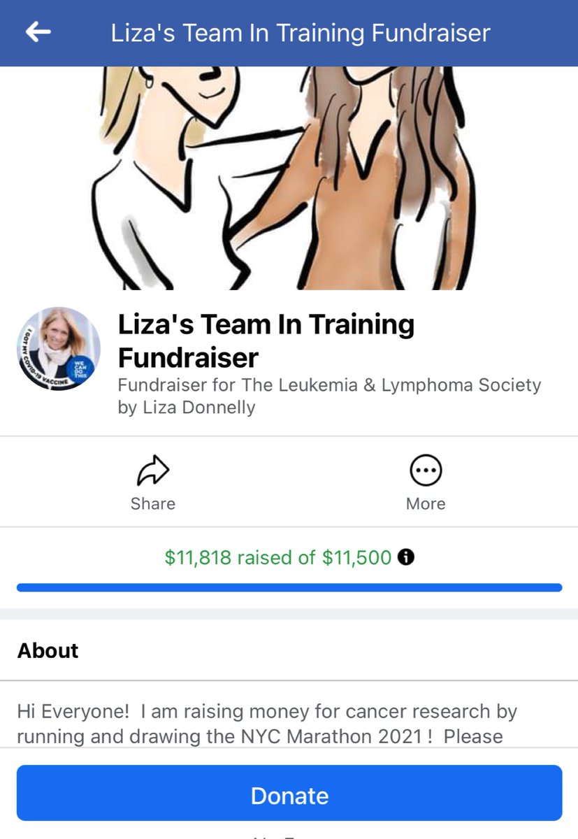 What a treat to @Zoom chat with @Strava #SSPDRunningClub’s @lizadonnelly 🏃🏼‍♀️ 

• running in Sunday’s @nycmarathon 

• raising money for @LLSusa research      

• all while #livedrawing! 

#WomenToFollow #MarathonerToTrack
#VeryFunnyLadies 

m.facebook.com/nt/screen/?par…