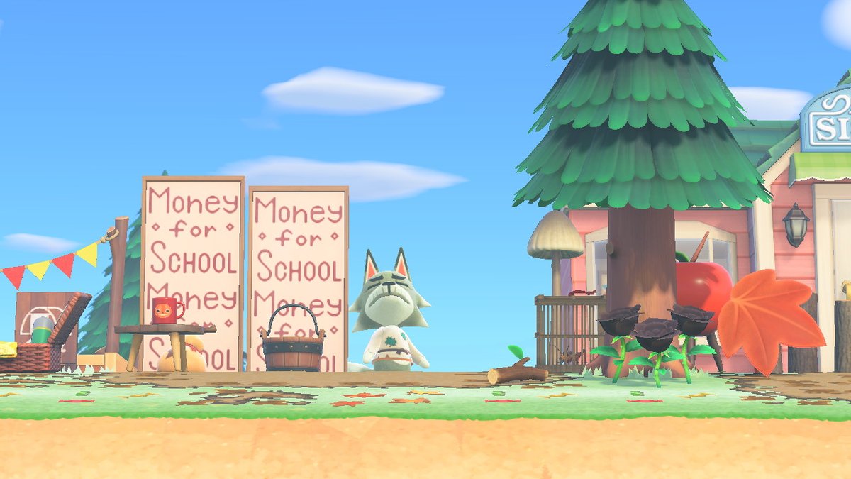 ACH0N3y's tweet photo. Do you want to play too old cat? Perfect!! You found one! #otgw #Pottsfield #AnimalCrossing #ACNH #NintendoSwitch https://t.co/FcRL2ZAgxy