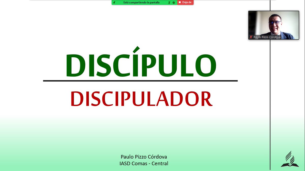 PauloPizzoC's tweet image. Necesitamos ser discípulos de Jesús, para preparar discípulos fuertes, sólidos y comprometidos en la predicación del evangelio.

Gracias IASD Comas por la oportunidad de ofrecer esta Charla Pedagógica en el Consejo de Maestros. A Dios sea GLORIA.

#MásCerca #DMComas #FelizSábado