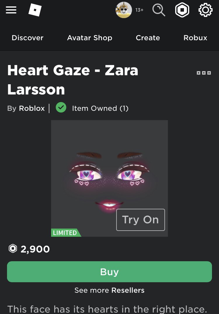 Heart Gaze - Zara Larsson Face Went Limited