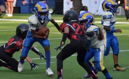 LAWattsTimes's tweet photo. The Watts Rams Compete in Pop Warner Championship

Read Full Story: https://t.co/GYN1gfQTLi

#lawt #losangeles #lawt #popwarner https://t.co/260AYwrEw3