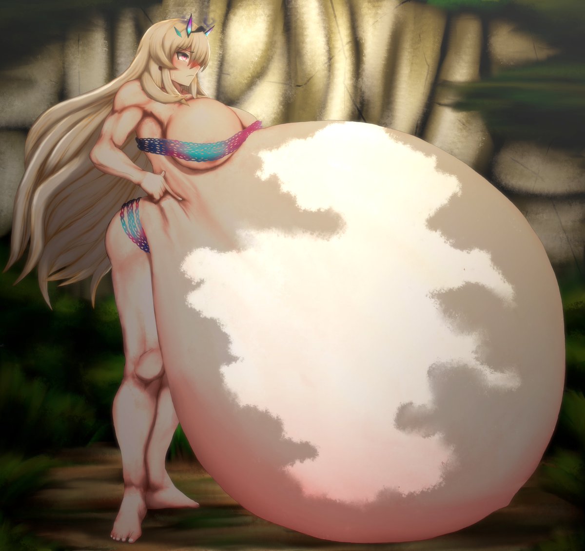 #いいおなかの日
かなり大きいお腹もイケる口であるならこちらもどうぞ。
If you like pretty big belly, this one is for you too. 