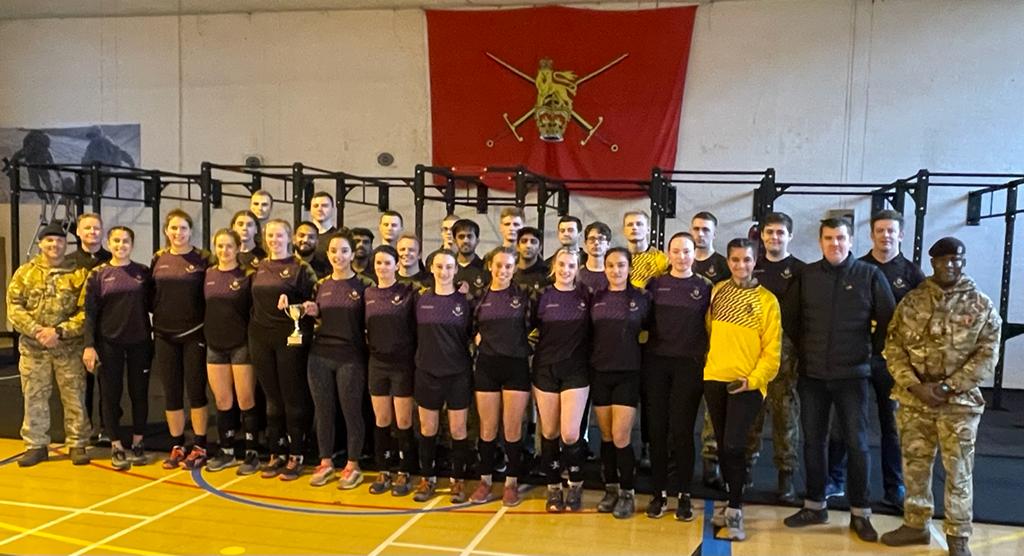 IainWallaceOBE's tweet photo. Fantastic result for London #UOTC at the GOC LONDIST Sports Comp.

Mens team =2nd overall. 
Ladies team winners!!

Our future sports leaders in action. 

@ArmySportASCB 
@RMASandhurst 
@UKArmyOfficer https://t.co/p5PX0lGVwh