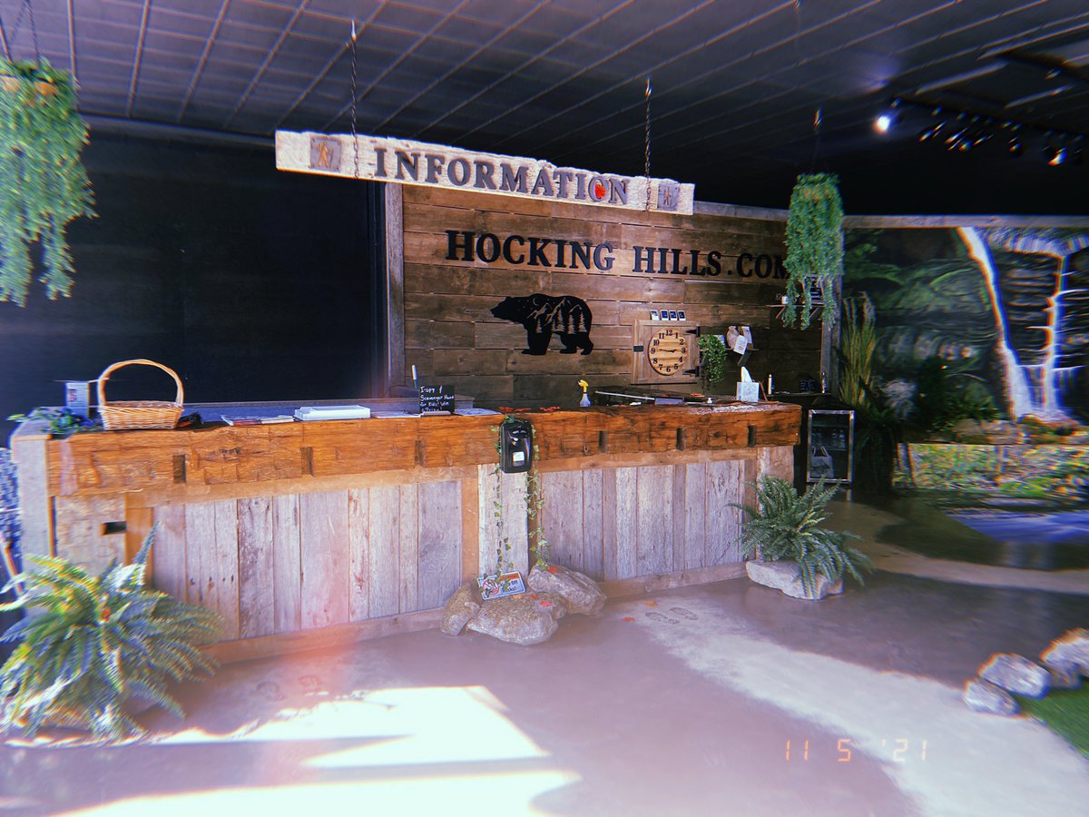 Our store is open today from 12 - 4. Stop in for a cool experience and Hocking Hills Merch! 38 W Main Street, Logan, Ohio.