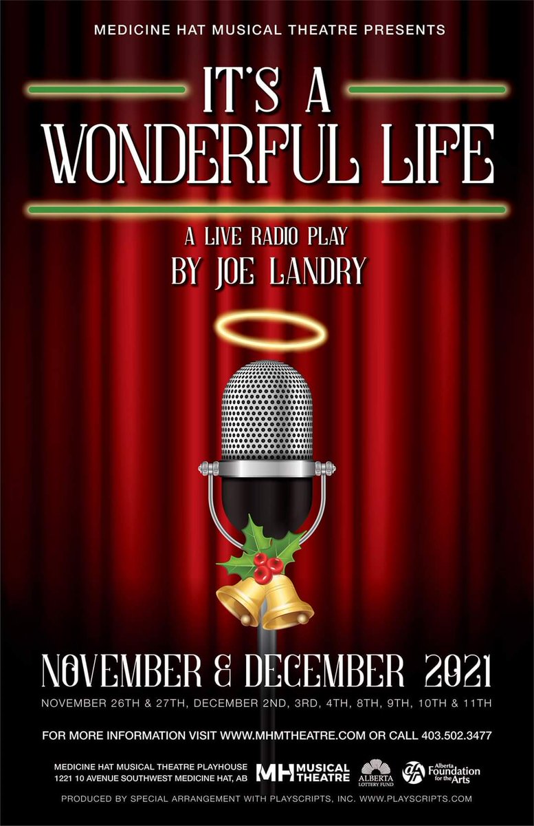 Déjà vu! 
You may remember that we had to postpone this production last year... Well, we promised that we would be back, and here we are!
Tickets for "It's a Wonderful Life: A Live Radio Play" are on sale now! 
Get yours at mhmtheatre.com today!