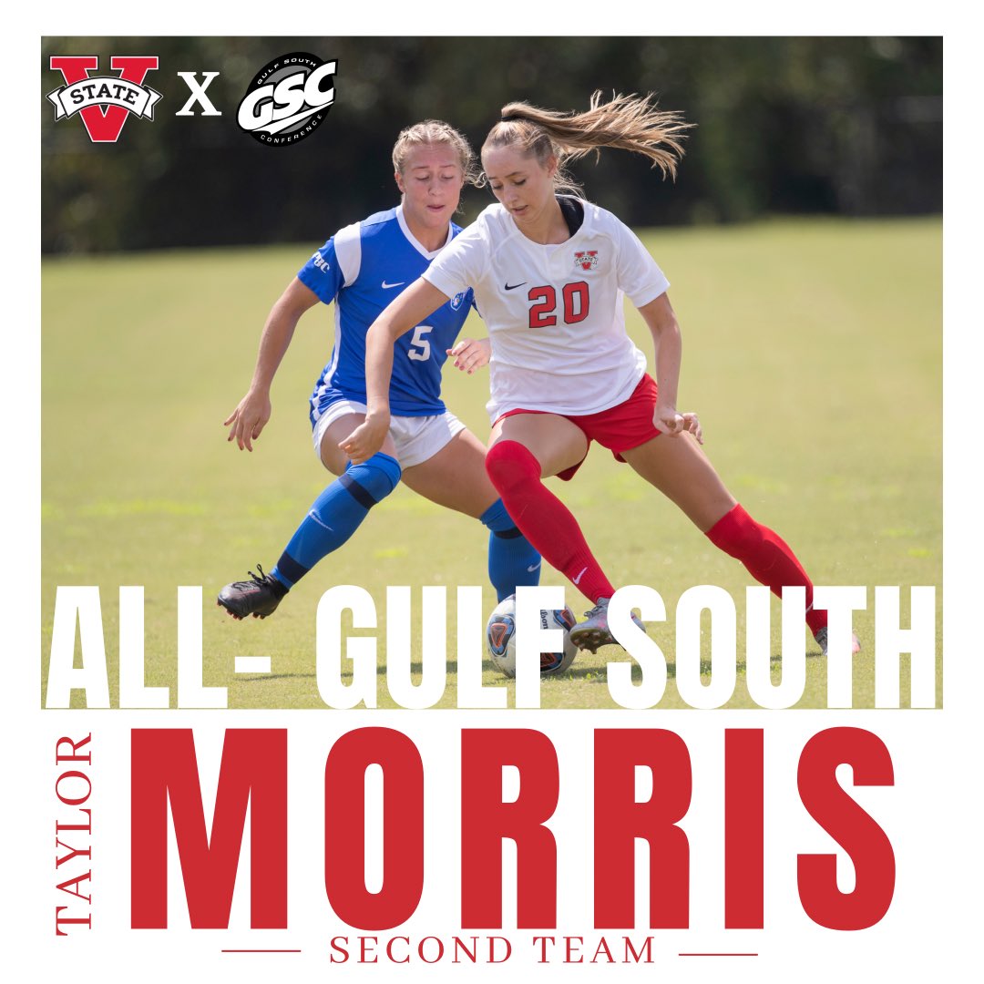 VState_Soccer's tweet photo. Congratulations to Lexie Hall for being named to the GSC First Team‼️ and another big Congratulations to Kyleigh Reedy, Taylor Morris and Molly Wooldridge on being named to the GSC 2nd team🔥⚽️ We are so proud of all of you‼️ https://t.co/2LkHlvf6As
