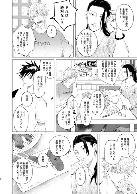 五伏②
※呪i術関係ない世界の話
※なんでも許せる方向け 