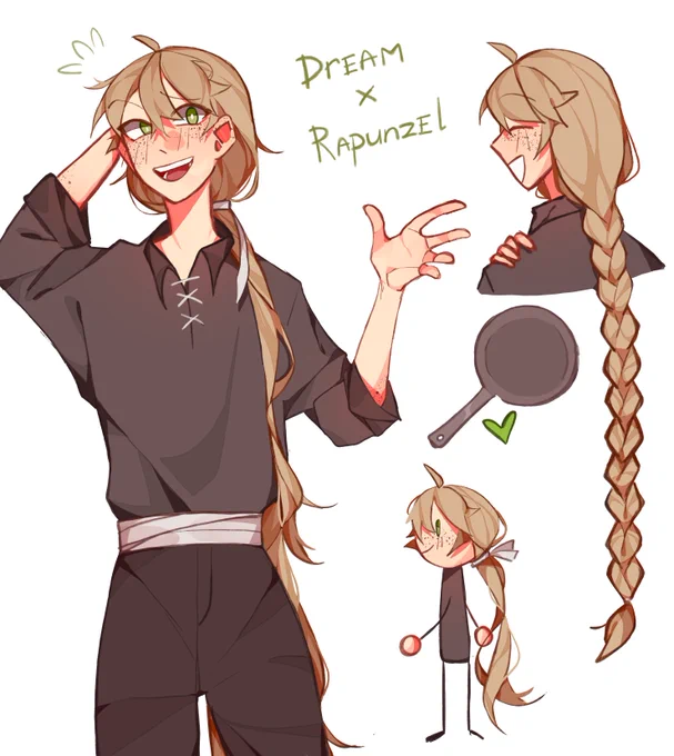 ammm why not? :р
#dreamfanart  #dreamwastakenfanart  #mcyt #au #rapunze 