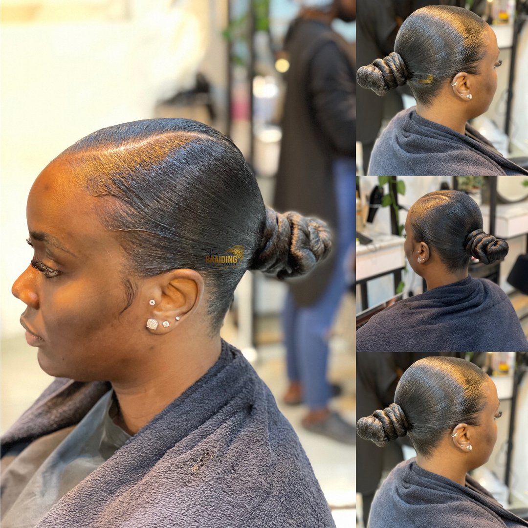 Not everyday braids, sometimes a slick ponytail is all you need to kickstart your weekend. 

Get your ponytail done simply by booking an appointment with us. 

Have you booked?

Book a braiding appointment directly from our website: thebraidingvault.com

Call us to reserv