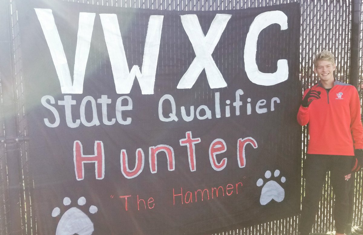 vanwertxc's tweet photo. Ready to roll on this beautiful day for racing at the Fortress! Hunter toes the line at 1p. Thanks to the cheerleaders for this awesome spirit banner we get to hang on the course!

#ForTheBoys https://t.co/fjDBBIUhkU