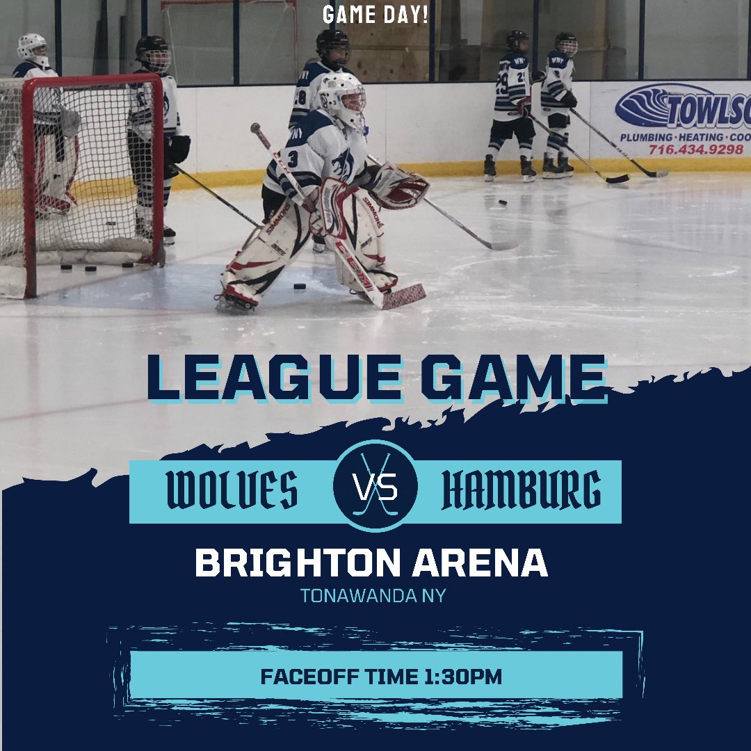 WNYWolves2010's tweet photo. We welcome the Hawks this afternoon. #gowolves https://t.co/xifGuvI3gb