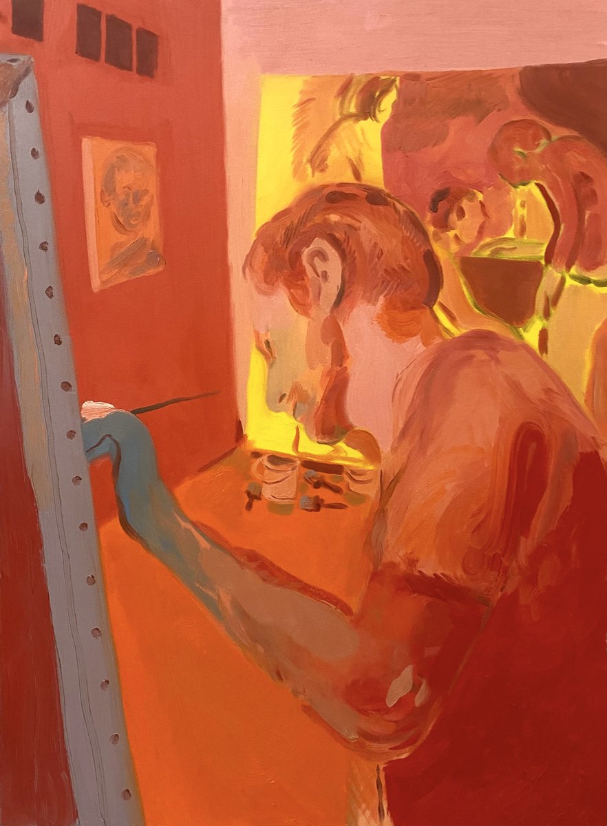 HalesGallery's tweet photo. Anthony Cudahy is part of the American Folks Art Museum Benefit Auction “For Folk’s Sake”
-
Image: Anthony Cudahy, the painter (for Patric Angus), 2021, Oil on paper, 76.2 x 55.9 cm // 30 x 22 in
#AnthonyCudahy #AFAMuseum #Artsy #ForFolksSake https://t.co/SMXn4Dns20