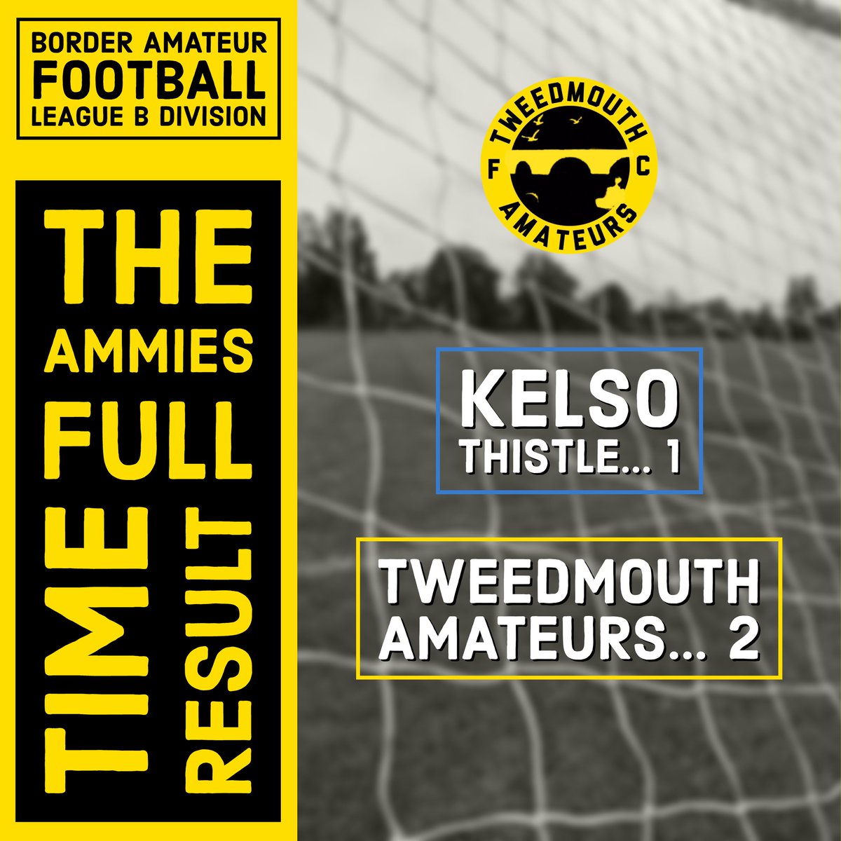 Tweedmouth Amateurs FC tweet media
