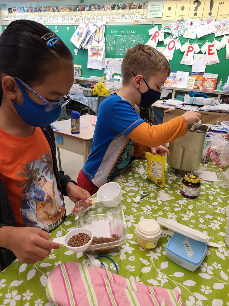 MrsBeardall's tweet photo. We celebrated the harvest season by making Three Sisters Soup and bread! https://t.co/yKFoqDZYy6