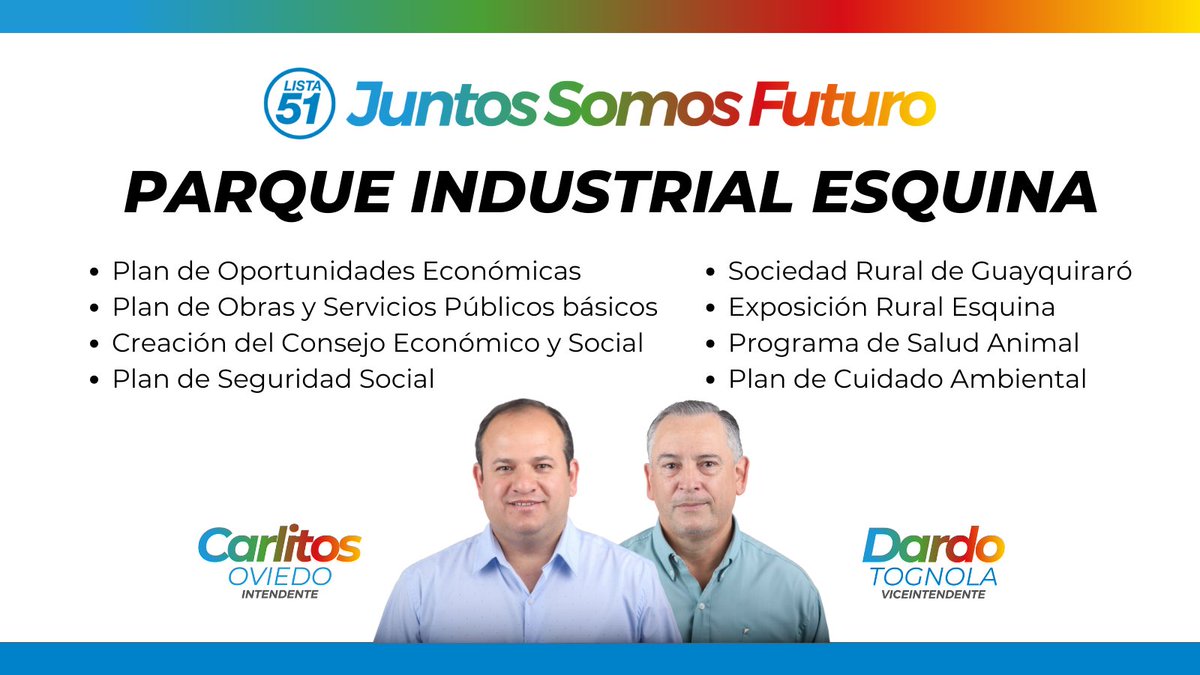 carlitosoviedo's tweet photo. Además, impulsaremos la producción y el comercio. Mirá todas nuestras propuestas haciendo click acá 👉🏻 https://t.co/t6zbdazPys 🗳️ #Lista51 🇦🇷 https://t.co/daoKnlpjP7