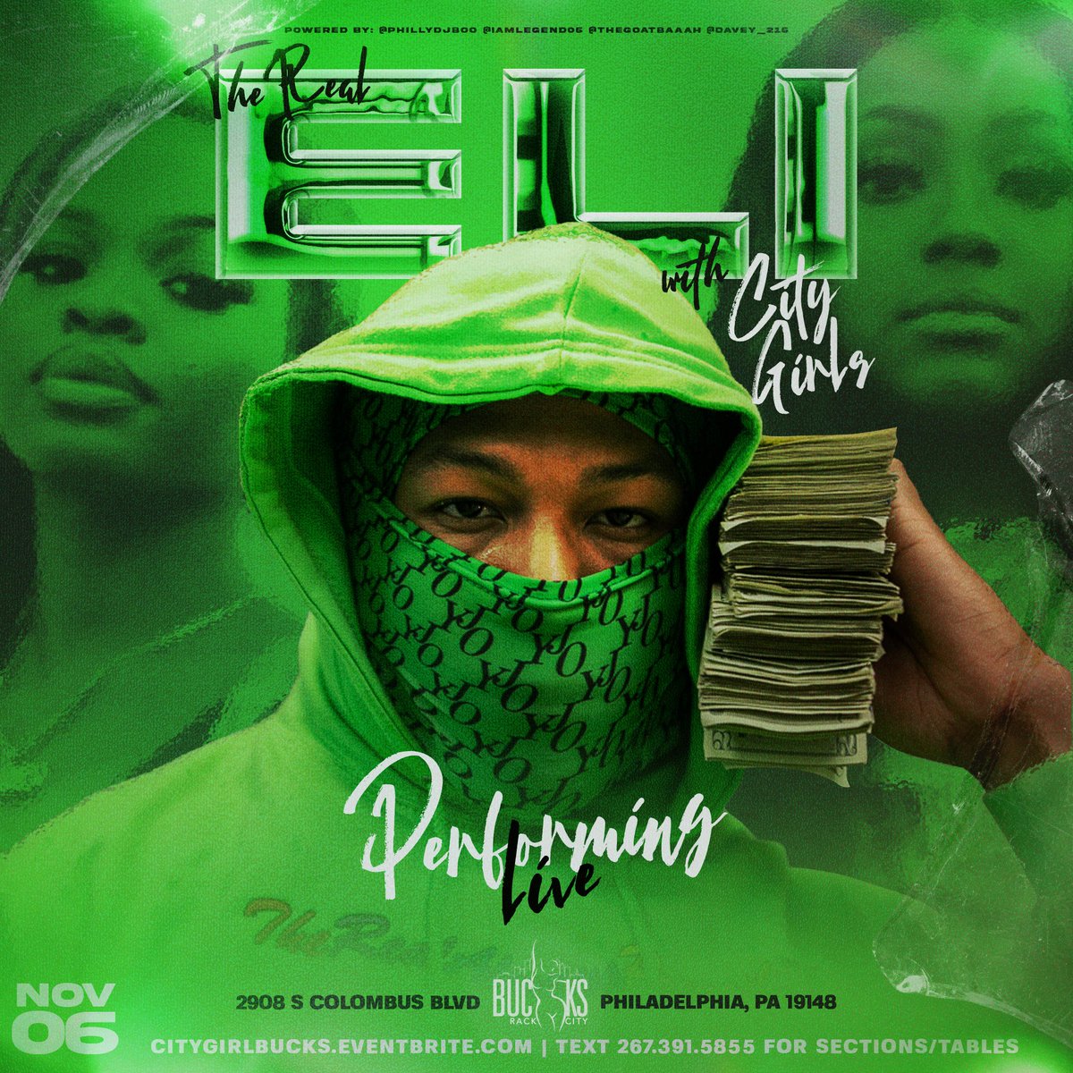 __Therealeli's tweet photo. I need all the baddies an get money n***ggas to pop out tonight we going up ‼️@citygirls https://t.co/ir9HCXEXsx