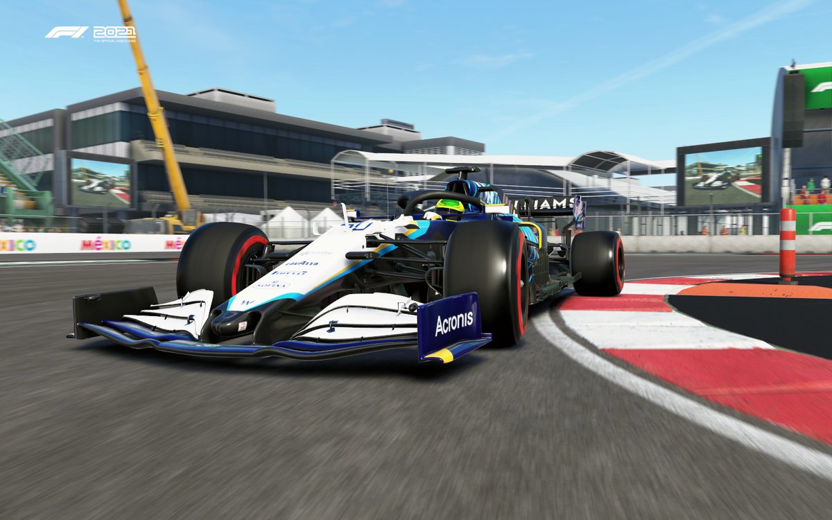 viberock2008's tweet photo. #MexicoGP #AutodromoHermanosRodriguez #F1Esta #WilliamsRacing #WeAreWilliams #WilliamsFW43B #FW43B #HermanosRodriguez #F1 #F12021 #Formula1 #F12021Game #F1GamesFromCodemasters https://t.co/dext11zWYA