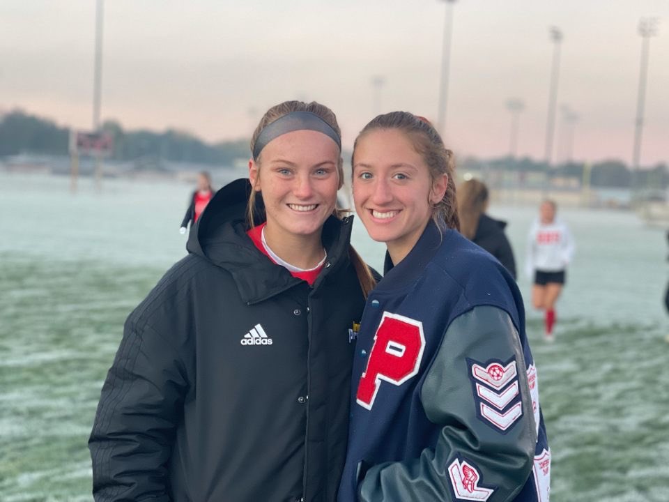 PHSladyquakers's tweet photo. @harper_ring22 and @SydneyM36548276 killing it at the All-District Game this morning! Keep making Plainfield proud, girls! https://t.co/vMRsIT8mpe