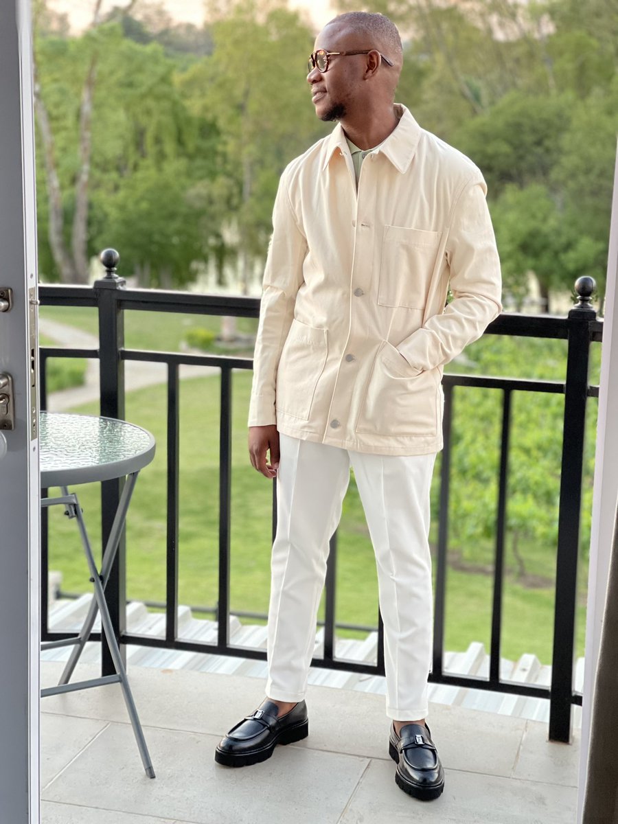 TshepoTsala's tweet photo. Today I styled my friend @Senzo__S I think I wasn’t too shabby in the assignment! He loves the look too. https://t.co/ZttMkRbZBd
