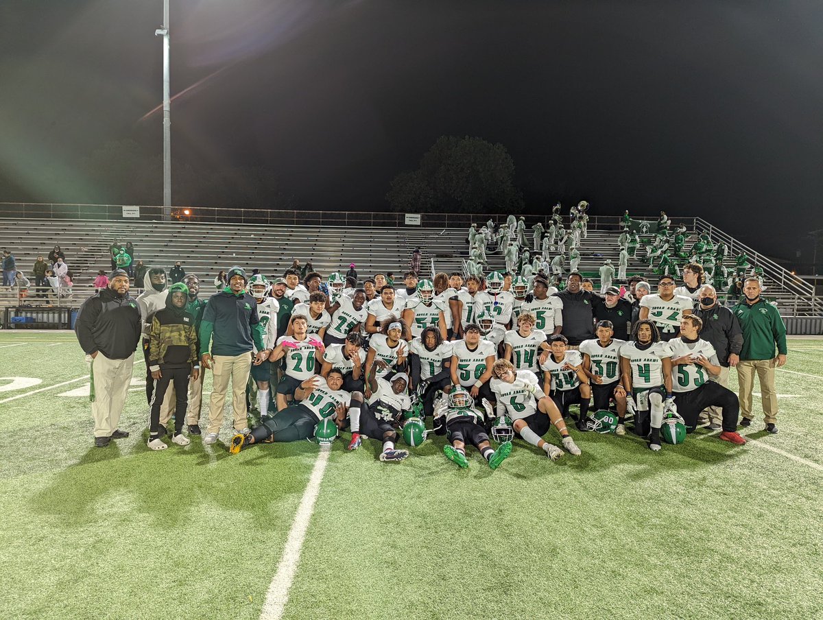 8-2 most wins since 1986.  This group has been threw a lot.  Living at Forester into the season, some hard fought wins.  Join us next Thursday at the Star as we play Frisco Lone Star 5A Div 1 Football Playoffs.  #WeWillWin #FindAWay  <a href="/btoddlamb/">Todd Lamb</a> <a href="/silviasalinas25/">Silvia Salinas, EdD, CAA</a> <a href="/Coach_SEJack07/">S E Jack, M.Ed, CAA</a>