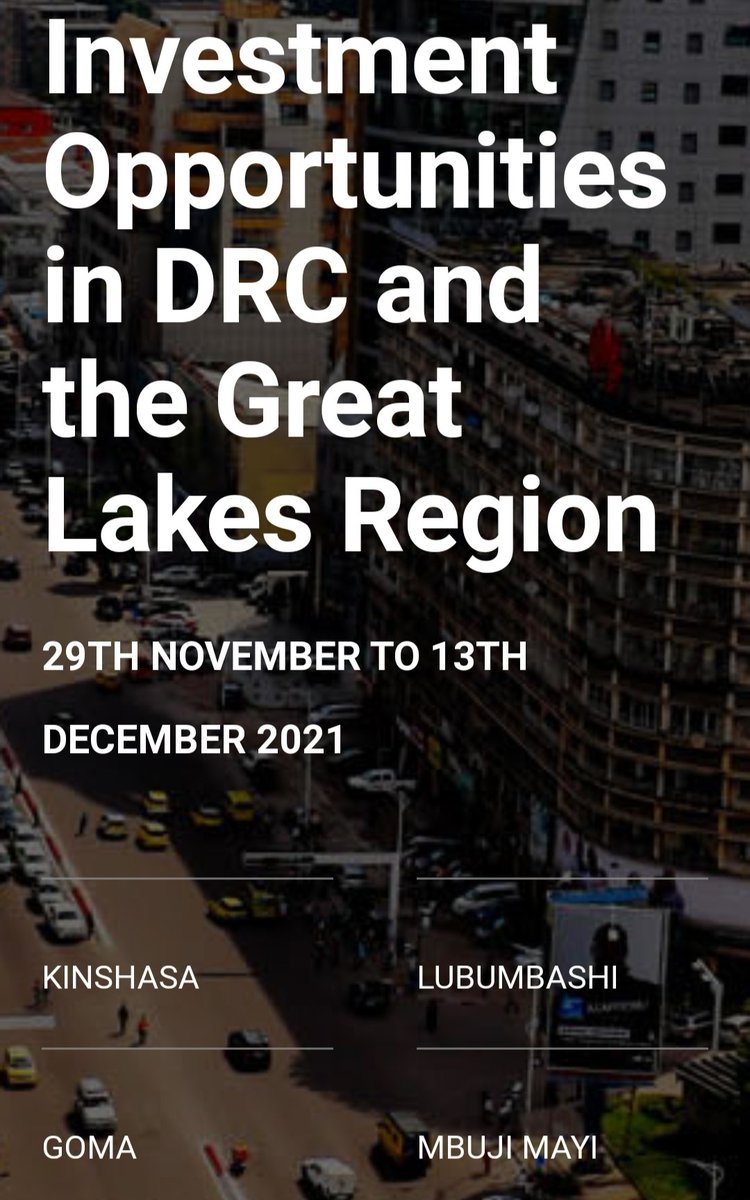 ConvetteGroup's tweet photo. @KeEquityBank is bringing a delegation to #CongoDRC from #29thNov to #13thDec 2021. We pick up the vibe with #RumbaInCongo from #16thDec to #20thDec 2021. #BuildingDRC. #BuildingTourism @ShirleyNDidier @Syombuak @gloiremurhigisi @DBayeye @VisitCongo_ @FabiolaNgongo @Nick_KingYNK https://t.co/IbHsYXbwSz