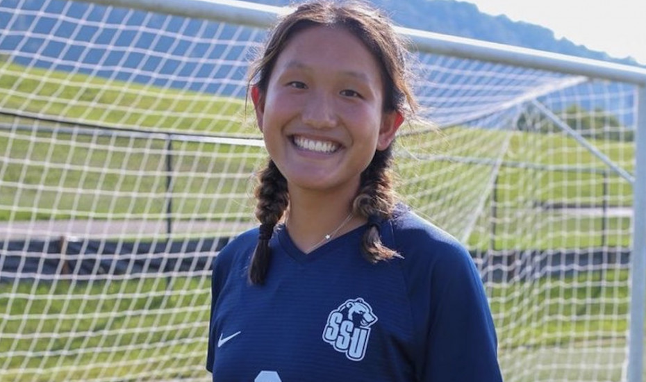 SSUBears's tweet photo. Women's Soccer: Snyder Named To Champions of Character Team
 - https://t.co/Sd9e0tiV25 https://t.co/byU21OizT5