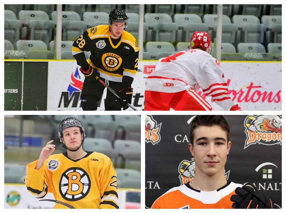 estevanbruins's tweet photo. 🔁TRADE🔁

The Estevan Bruins have made two significant moves to their forward group. @theSJHL

✍️ SIGNED - Eric Pearce ('01 - F)
🔁 TRADE - Griffin Asham-Moroz ('01 - F) traded to the Drumheller Dragons (AJHL) for Kasey Hiemstra ('02 - F)

READ MORE 👉 https://t.co/PaAj8ZOQSm https://t.co/w3m2MK8a9C