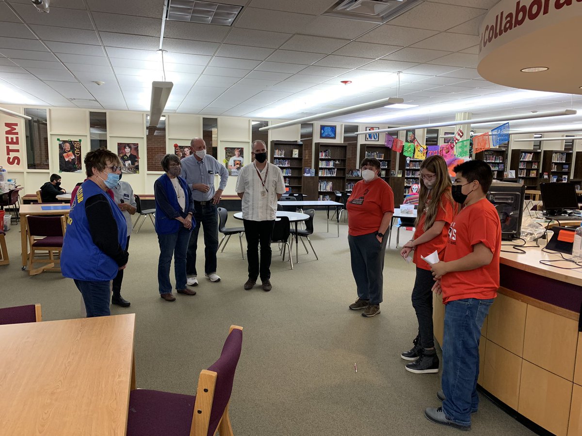 What a gift from <a href="/longmontkiwanis/">Longmont Kiwanis</a> club for our school library! This generous donation of $600 will help us complete our 8th grade legacy book project! <a href="/largeswope/">Beckie Large-Swope</a> <a href="/MelanieScovill/">Melanie Scovill</a> <a href="/KilcullenSVVS/">Patrick Kilcullen</a> <a href="/MrChase/">Zac Chase</a> #SVVSDReads #LPMSRamReady
