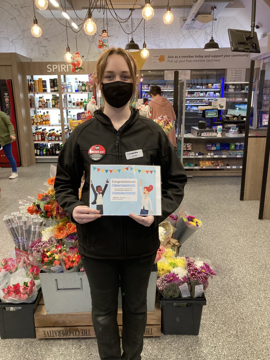 Congratulations to Gemma from Grendon and Adam from Longstreet who have completed their duty manager validation and sign off today well done Nextep team leaders ⭐️⭐️👏👏⁦@grahamwren2⁩ ⁦<a href="/CoopElaine/">Elaine Dean 🌹💚🇺🇦</a>⁩ ⁦<a href="/ClaireKoziol/">Claire Koziol</a>⁩ ⁦@PaulalanDennis⁩ ⁦<a href="/robbarker9987/">rob barker</a>⁩