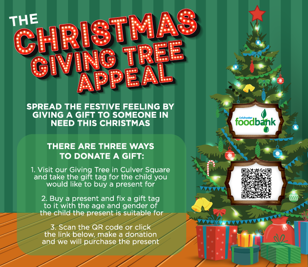 📣We need your help! 📣 We are asking that you please spare a thought for local children this festive season while doing your Christmas shopping and to purchase an extra gift for a local deprived child and donate it to our 𝐆𝐢𝐯𝐢𝐧𝐠 𝐓𝐫𝐞𝐞 𝐀𝐩𝐩𝐞𝐚𝐥