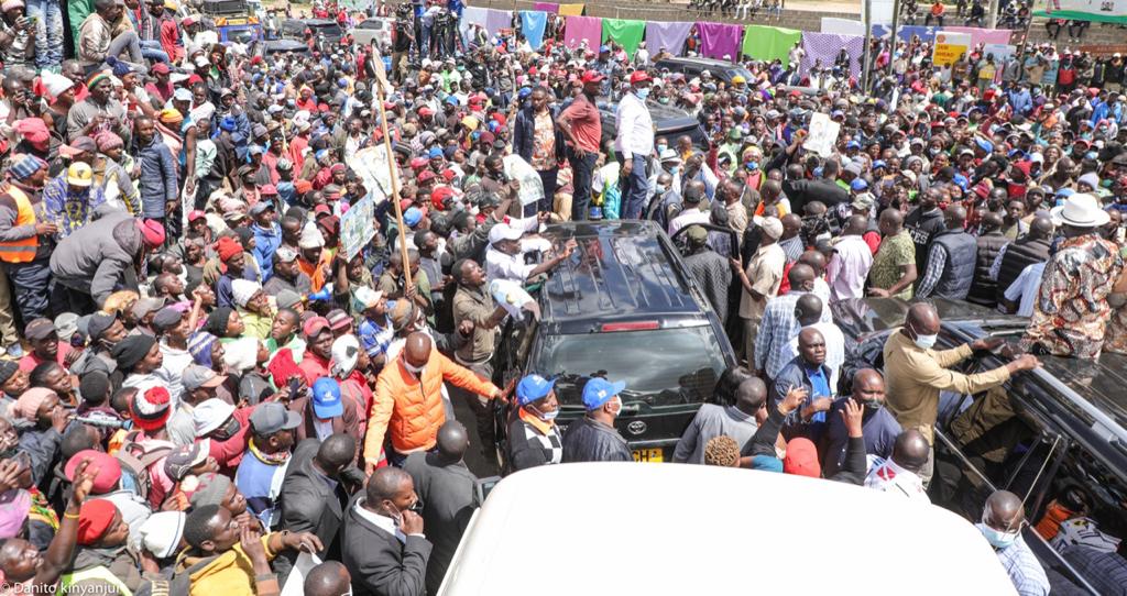WaremboRao's tweet photo. Asanteni Mlima Kenya.
It's a triumphant entry!
@FriendsofRAO
@RailasDaughters
#RidingwithBABA
#RailaOurBestBet
#RailaInNyandarua https://t.co/mZ45Gk8ez6