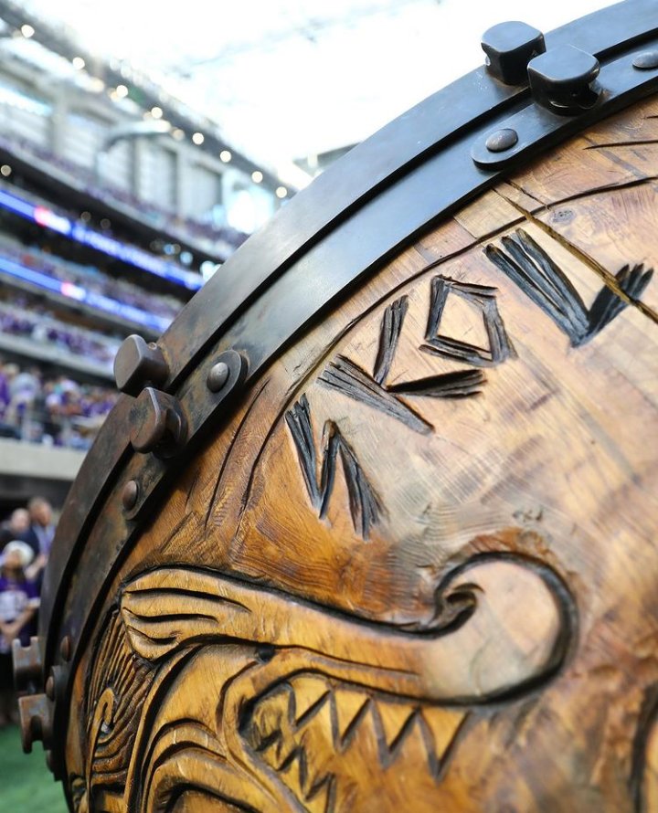 minnesota vikings skol drum