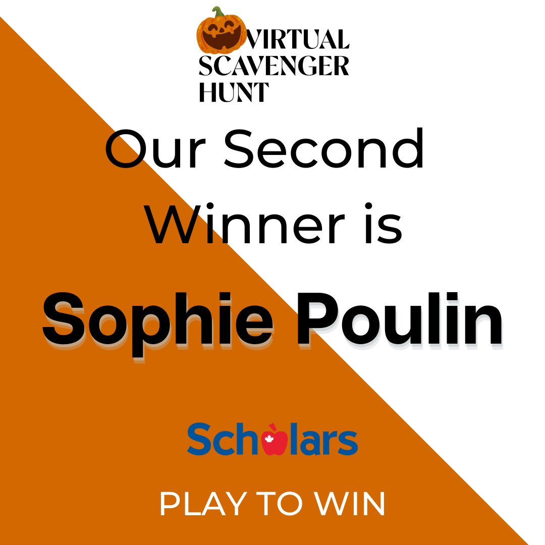 Congratulations to Sophie Poulin for winning our second Virtual Scavenger Hunt contest! 🎉🎉

Remember you’re playing for $150 in MPV VOUCHERS WEEKLY!

The contest is proudly sponsored by Scholars Education Centre on Mount Pleasant road. 

#smallbusiness #torontobia #biatoronto